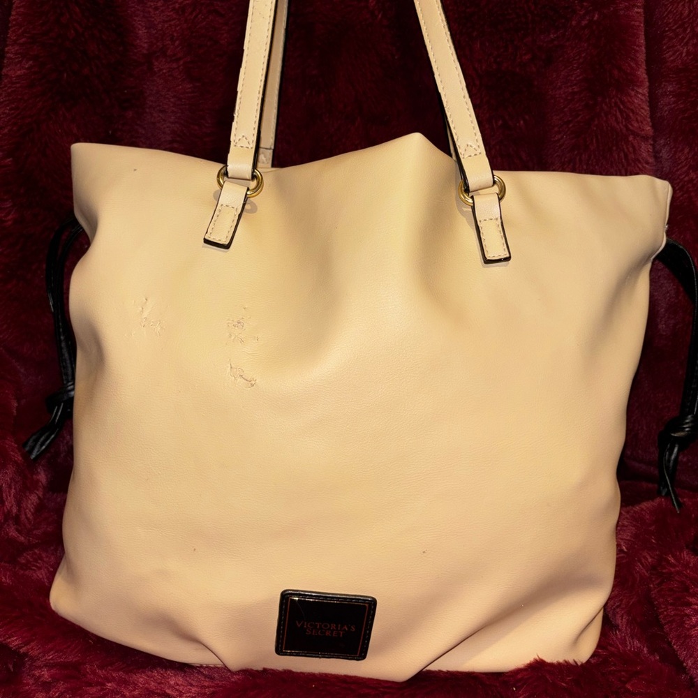 Victoria's Secret Beige Tote Bag